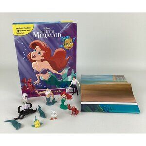 Disney The Little Mermaid My Busy Books Storybook Figurines Playmat Ursula Ariel